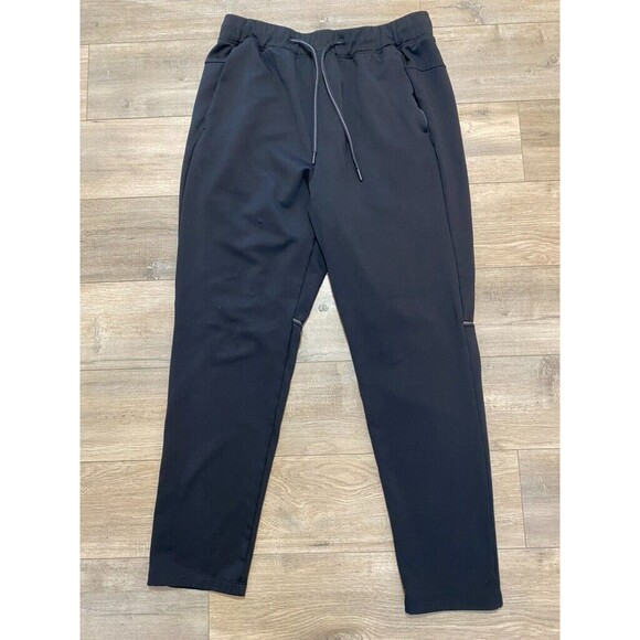 Lululemon Discipline Mens L Sweatpant Jogger Reflective Athletic Gym Black